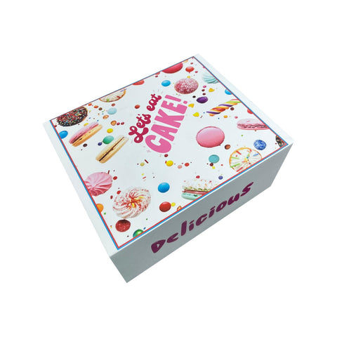 Cardboard box for cakes