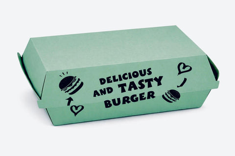 Burger box, hamburger
