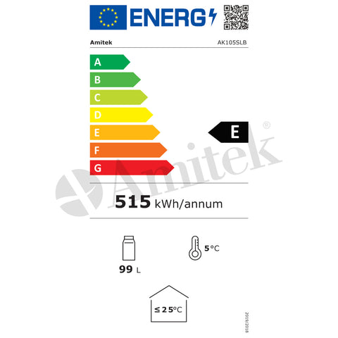 Frigider băuturi Amitek AK105SLB, 105 l