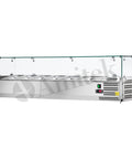 Vitrină frigorifică pentru ingrediente pizza Amitek AK15438, 1500 × 395 mm