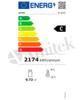 Vitrină frigorifică de banc Amitek AK180DR, 805 × 438 mm