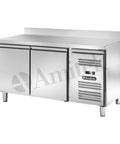 Masă frigorifică pentru patiserie Amitek AK2204P, cu bordură spate, 1510 × 800 mm