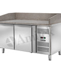 Masă frigorifică pentru pizza Amitek AK2602TN, ventilată, 1510 × 800 mm
