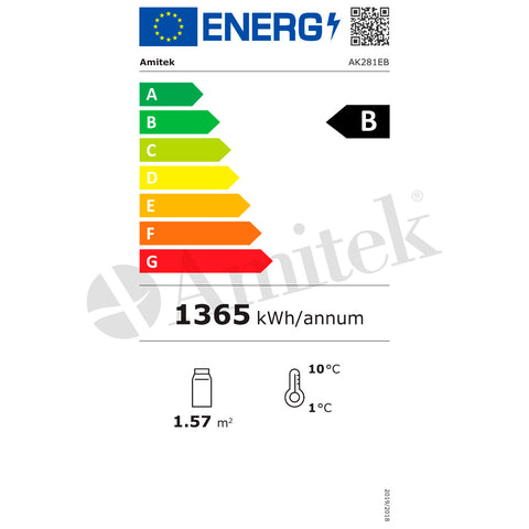 Frigider băuturi Amitek AK281EB, 270 l