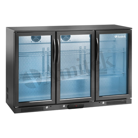 Frigider bar orizontal (back bar) Amitek AK291BB, uși batante, înălțime 840 mm