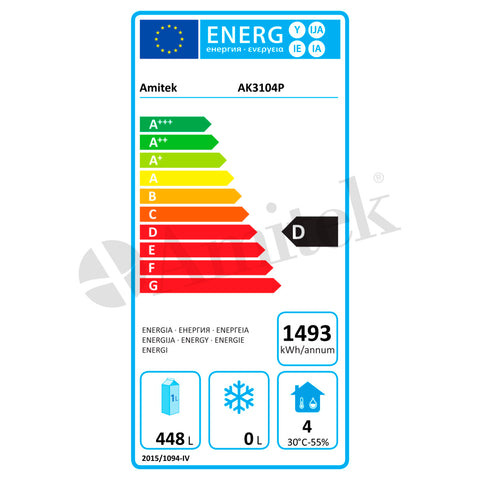 Masă frigorifică pentru patiserie Amitek AK3104P, 2020 × 800 mm