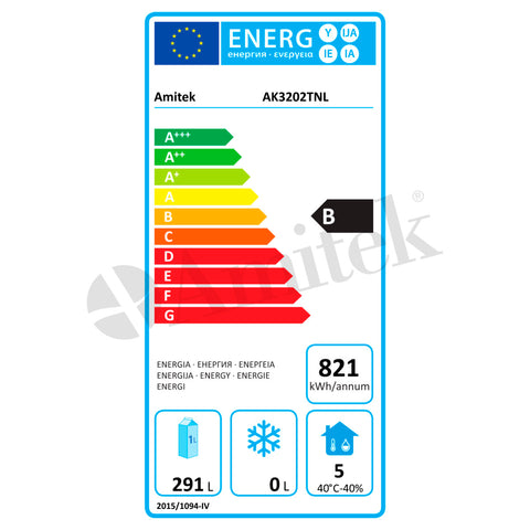 Masă frigorifică ventilată GN 1/1 Amitek AK3202TNL, cu chiuvetă, 2020 × 700 mm