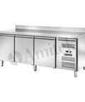 Masă frigorifică pentru patiserie Amitek AK3204P, cu bordură spate, 2020 × 800 mm