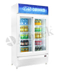 Frigider băuturi Amitek AK751RS, uși glisante, 750 l
