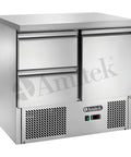 Saladetă frigorifică cu sertare Amitek AK941-2D, 900 × 700 mm