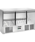 Saladetă frigorifică cu sertare Amitek AK943-4D, 1365 × 700 mm
