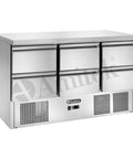 Saladetă frigorifică cu sertare Amitek AK943-6D, 1365 × 700 mm