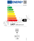 Vitrină frigorifică pentru vin Amitek AKD100W, seria AKD, 600 × 602 mm