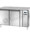 Masă frigorifică Snack pentru agregat la distanță Amitek AKS2102TN SG, 1220 × 600 mm