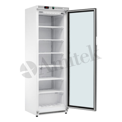 Dulap de congelare static Amitek AKM400FG, ușă de sticlă, seria AKM, 360 l