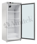 Dulap frigorific static Amitek AKM600RG SS, ușă de sticlă, seria AKM, 580 l