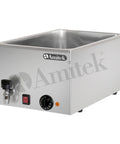 Bain-marie Amitek BM116R, 1 cuvă GN 1/1, adâncime 160 mm