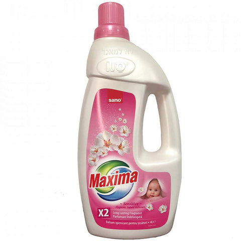 Balsam de rufe Sano Sensitive, 4L, ideal pentru textile delicate în spălătoriile profesionale HORECA.
