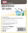 Bicarbonat de sodiu Professional Dr. Oetker 1.5kg, esențial în patiseria și curățenia HORECA.