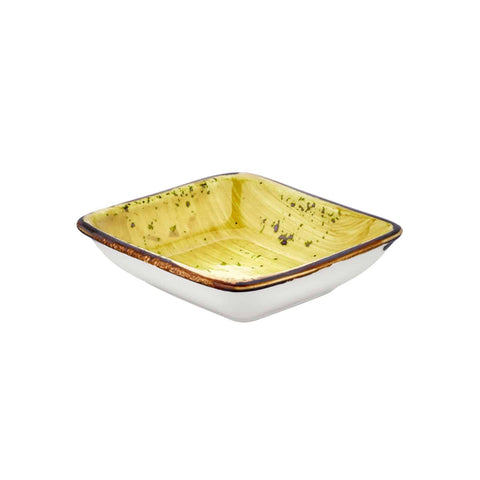Sun square porcelain bowl