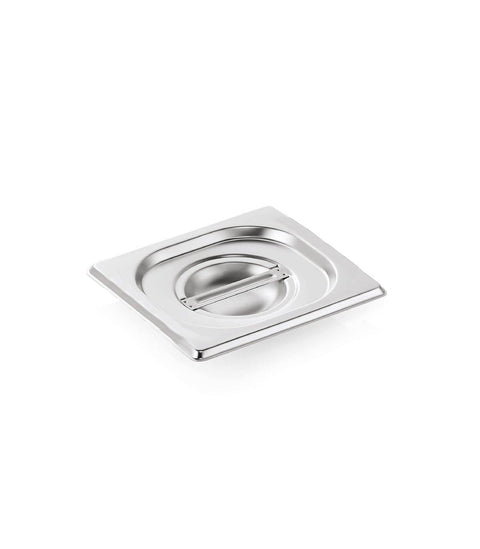 Capac inox pentru vachetă gastronorm 1/6, pentru siguranța și igiena alimentelor în HORECA.