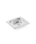 Capac inox pentru vachetă gastronorm 1/6, pentru siguranța și igiena alimentelor în HORECA.