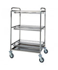 Cărucior uscare farfurii, 3 nivele, inox Bonner B-4INOX