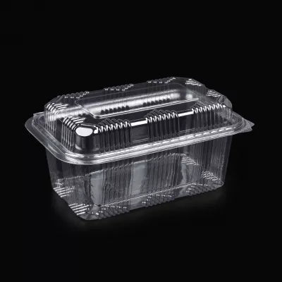 Caserolă PET transparentă cu capac înalt, 1000ml, ambalaj 100 bucăți