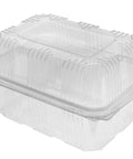 Caserolă plastic PET, capac înalt, 1000 ml, set 100 bucăți