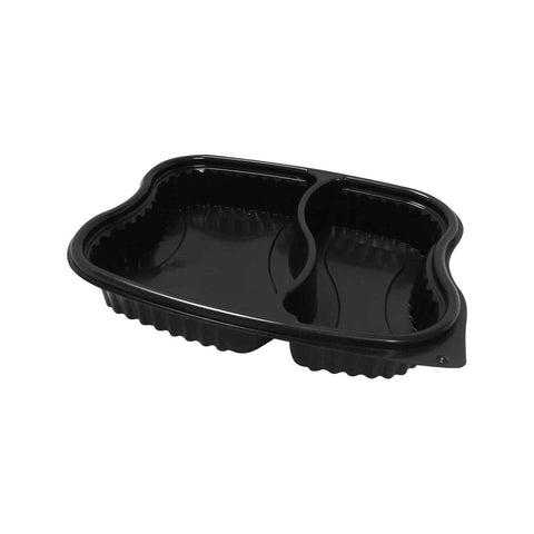 Caserolă meniu din PP (microunde) cu capac plat