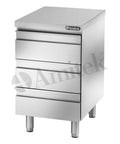 Corp cu sertare inox Amitek, fără bordură spate