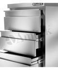 Corp cu sertare inox Amitek, fără bordură spate