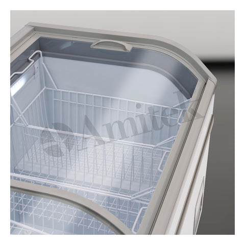 Ladă frigorifică tip insulă (refrigerare / congelare) Amitek AX700DF, 700 l