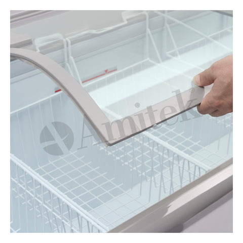 Ladă frigorifică tip insulă (refrigerare / congelare) Amitek AX700DF, 700 l