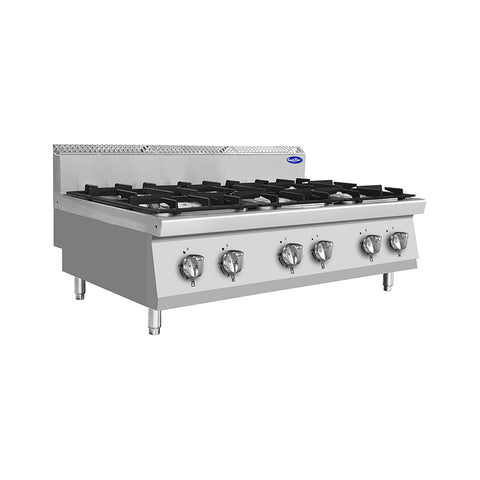 Mașină de gătit de banc pe gaz 6 arzătoare Atosa AT7G6B-C1 - imagine 2