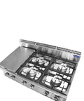 Mașină de gătit de banc pe gaz 6 arzătoare Atosa AT7G6B-C1 - imagine 4