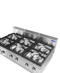 Mașină de gătit de banc pe gaz 6 arzătoare Atosa AT7G6B-C1 - imagine 3