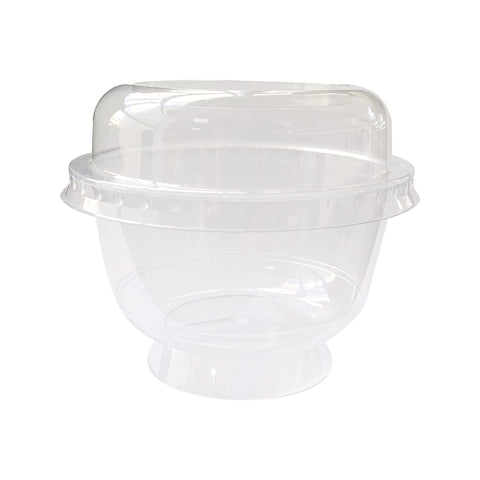 Cupă pentru desert din plastic rotundă