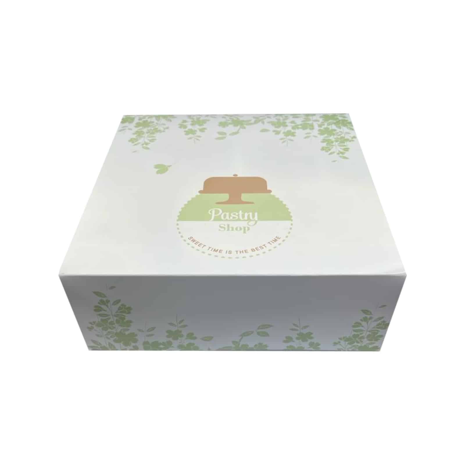 Cutie din carton cofetarie "PASTRY SHOP" - Nr.10 220x220x80mm, Set