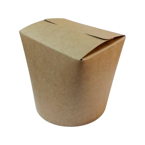 Pasta and noodle box with round base
