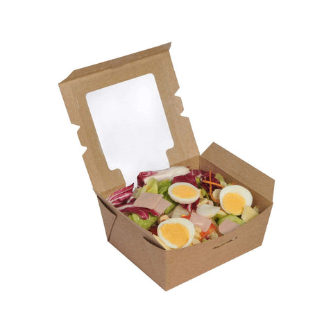 Salatbox mit Fenster