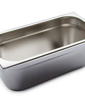 Vaschetă Gastronorm GN 1/3, inox AISI 304, adâncime 15 cm
