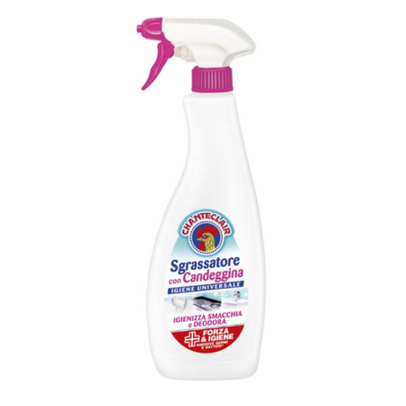 Degresant puternic Chante Clair cu înălbitor, 625 ml, pentru curățarea și igienizarea suprafețelor HORECA.