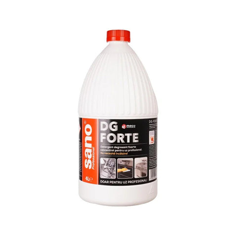SANO DG FORTE 4L, detergent degresant profesional pentru plite și cuptoare, uz HORECA