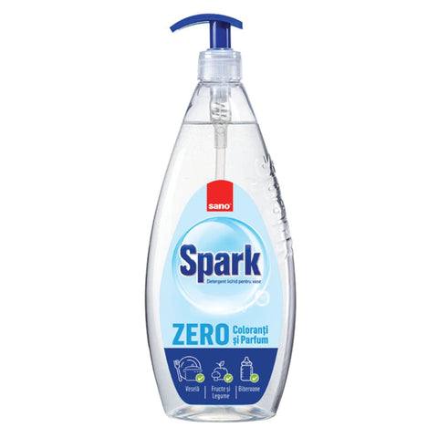 Detergent de vase Sano Spark Zero 700ml, fără parfum și coloranți