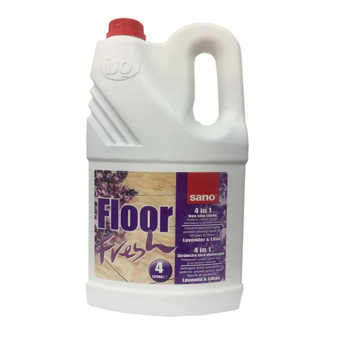 Detergent pardoseli Sano Floor Fresh Liliac 4L, soluție curățare profesională HORECA