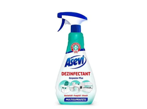 Dezinfecant multisuprafețe Asevi, spray 750ml, fără înălbitor
