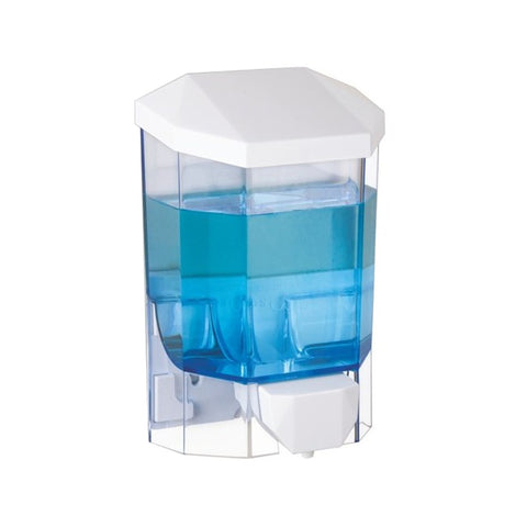 Flosoft dispenser for liquid soap/disinfectant, 500ml