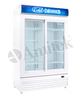 Frigider băuturi Amitek AK1001RS, uși glisante, 850 l