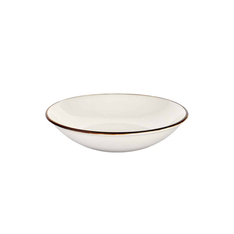 Gleam porcelain deep plate